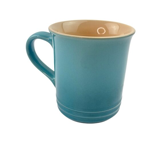 *Le Creuset Stoneware Coffee Mug Tea 4'' Aqua 12oz - Picture 7 of 7